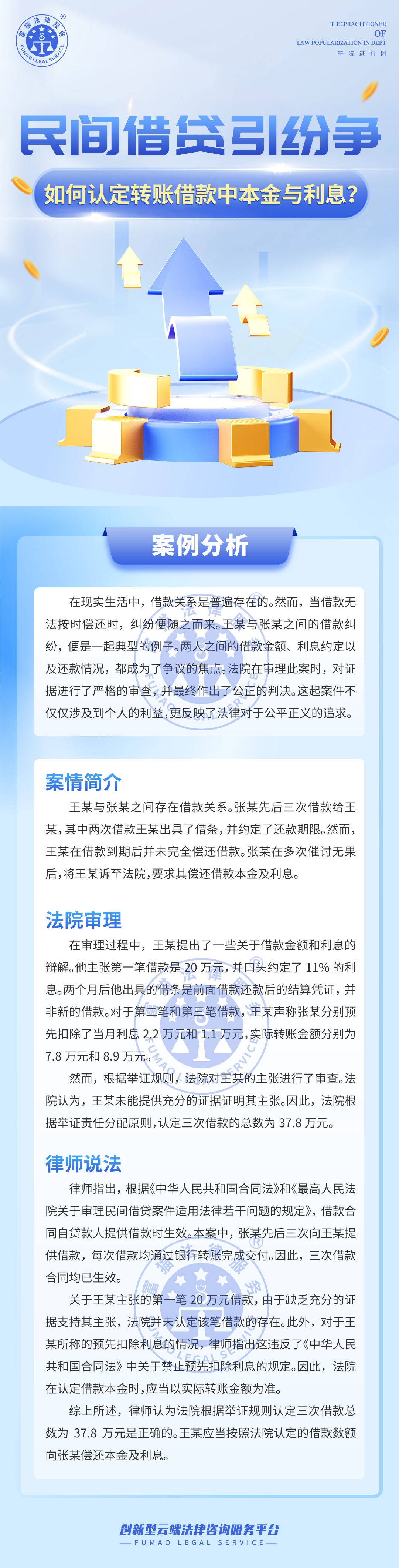 民间借贷引纷争，如何认定转账借款中的本金与利息？