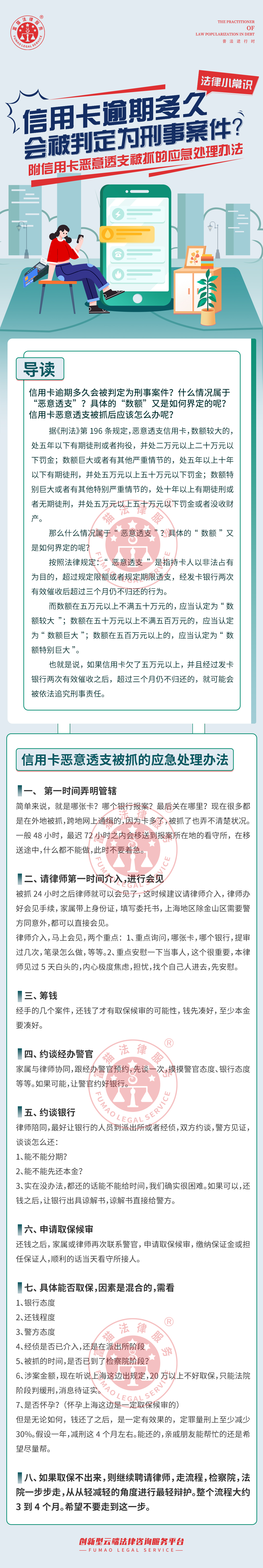 全民普法丨信用卡逾期多久会被判定为刑事案件