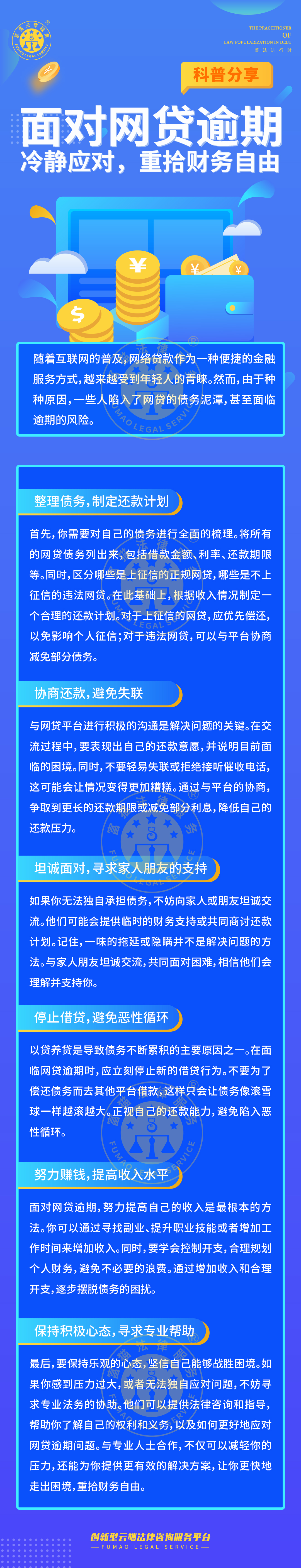 全民普法丨面对网贷逾期，冷静应对，重拾财务自由