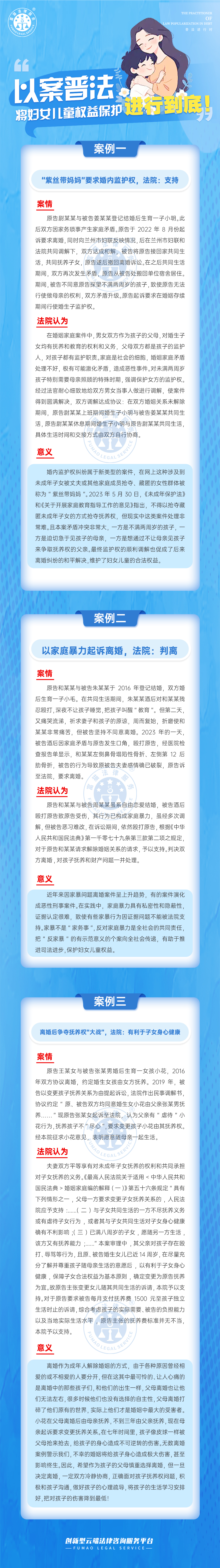 富猫法务：妇女儿童权益保护案例分享