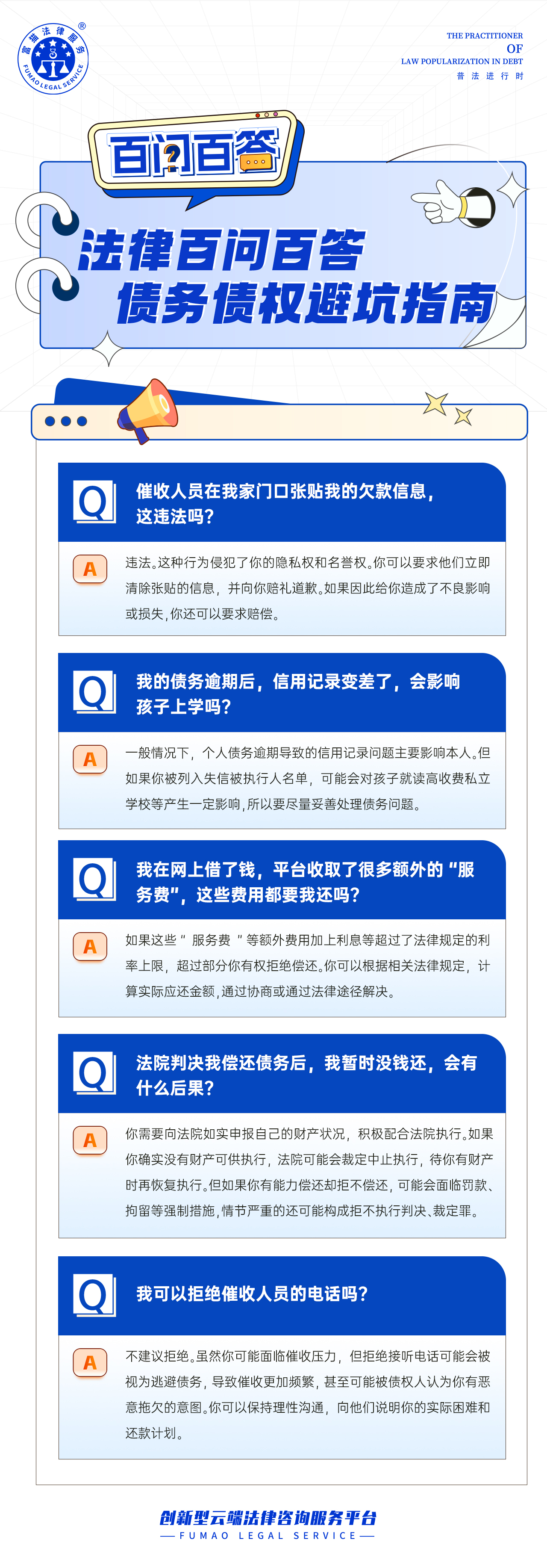 富猫法务：债务债权避坑指南
