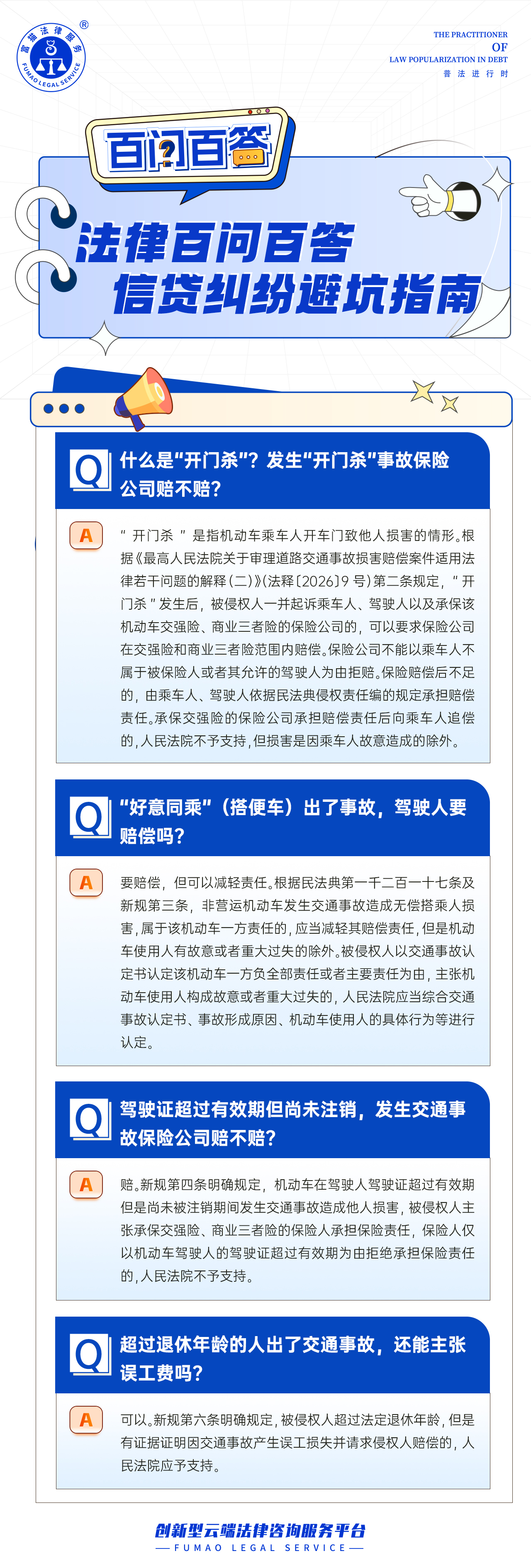 富猫法务：信贷纠纷避坑指南